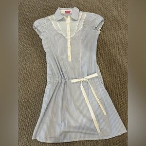 BCBGirls blue/white striped dress